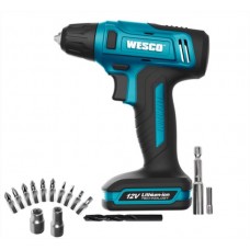 PARAFUSADEIRA/FURADEIRA BATERIA 10MM 12V WESCO